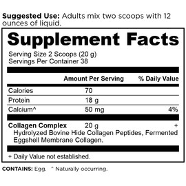 Ancient Nutrition Ancient Nutrition Collagen Peptides, Collagen Peptides Powder, Unflavored Hydrolyzed Collagen, Supports Healthy Skin, Joints, Gut, Keto and Paleo Friendly, 38 Servings, 20g Collagen per Serving