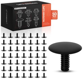 A-Premium 50PCS Nylon Trim Panel Retainer Clips Single Head Compatible with Honda Accord 1990 & Nissan Maxima 1990 - For 4.5mm Hole