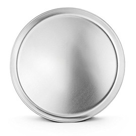 New Star Foodservice 51032 Restaurant-Grade Aluminum Pizza Pan, Baking Tray, Coupe Style, 14-Inch, Pack of 6
