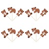 Gyufise 24Pcs Bear Baby Shower Birthday Party Decorations We Can