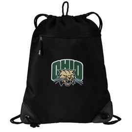 Ohio Bobcats Drawstring Bag Ohio University Cinch Pack Backpack UNIQUE MESH & MICROFIBER