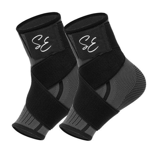 Special Essentials 1 Pair Ankle Brace with Ankle Strap for