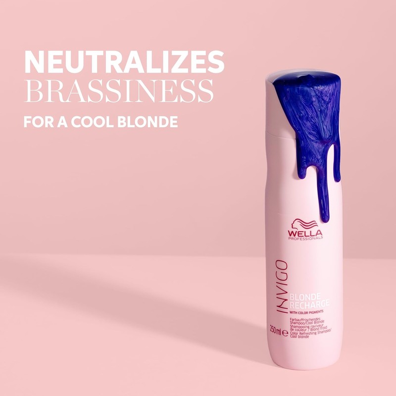 INVIGO Recharge Color Champú Refrescante para Rubios Fríos - 300ml