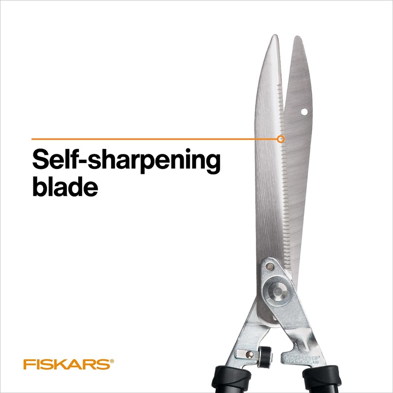 Fiskars Power-Lever Hedge Shears - 25"-33" Extendable Handle - Plant