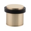 Door Stop, 28 x 30 mm, Threaded Base, Brass, Includes