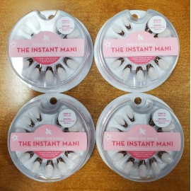 Olive and June 4 Pack: Olive & June The Instant Mani Nails Medium Cheetah French (9732) R9P6a