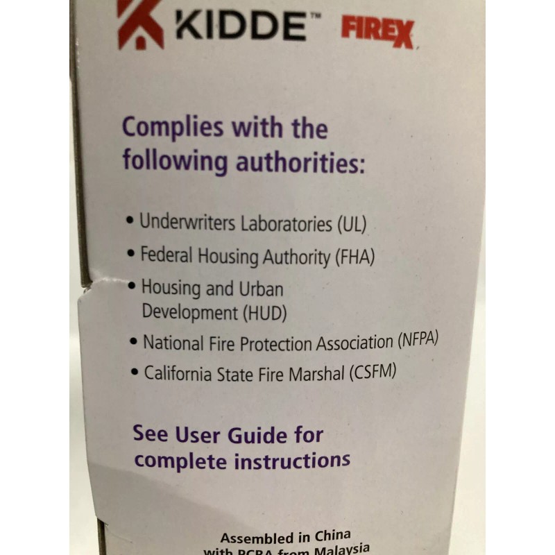 Kidde Smoke Carbon Monoxide Voice Alarm Detector Hardwired 900-CUAR-V