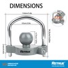 RETRUE Universal Coupler Lock Trailer Locks Ball Hitch Trailer Hitch