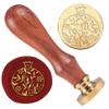 DELORIGIN Pomegranate Wax Seal Stamp Wedding Invitations Embossed Seal Stamp