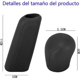 Funda universal para freno de mano de coche, funda de silicona universal para perilla de cambio de marchas, Cubierta de la perilla de la palanca de cambios para palanca de freno