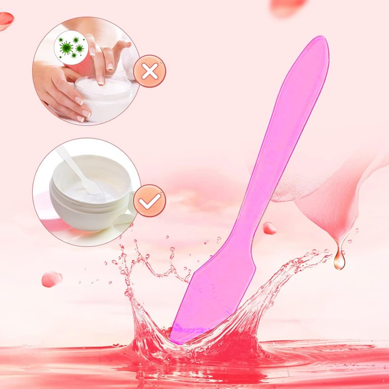 Wopanxye 100pcs Cosmetic Spatula for Face Mask Cream Lotion, Bulk