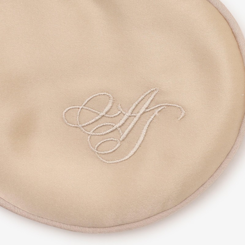 Afternoon Tea Living JA45 Logo Silk Eye Mask/Veronica Halim Beige