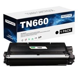 PRINPUSE TN660 Toner Cartridge Compatible for Brother TN660 TN-660 TN630 TN-630 High Yield to use with HL-L2380DW HL-L2320D HL-L2340DW DCP-L2540DW MFC-L2700DW MFC-L2720DW Printer