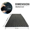KTOESHEO 4 PCS Acoustic Panels,48''X24''X2'' Egg Crate Foam Soundproof Foam