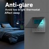 Pearwow Central AC Thermostat Cover Panel,4-3/4" AC Wired Controler Panel