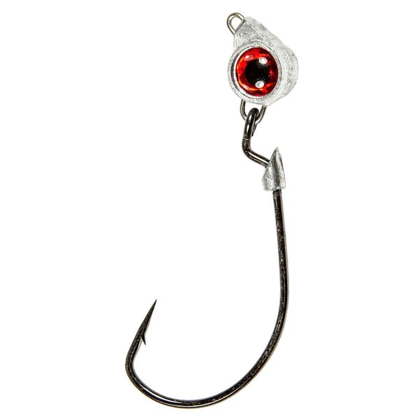 Z-MAN TXJH316-01PK3 Texas Eye Red 3/16oz Fishing Jig Head Freshwater Lure 3pk