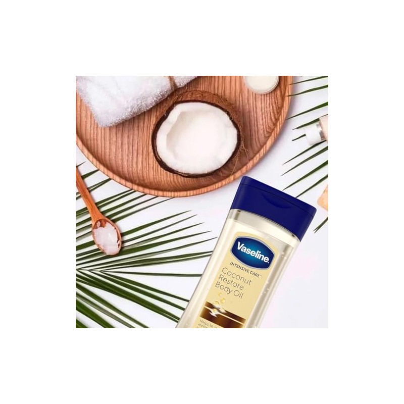 Vaseline - Aceite Corporal en Gel Coconut Restore (200 ml),