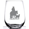 IE Laserware Cowboy Silhouette on Stemless