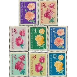 Prophila Collection Bulgaria 1300-1307 (Complete Edition) Mint NH 1962 Roses (Stamps for Collectors) Plants / Mushrooms