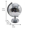 Stainless Steel Disco Ball Style Globe - 12 Inch Mirror