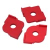 3PCS Radius Jig Router Template Handheld Aluminum Alloy Rust Proof