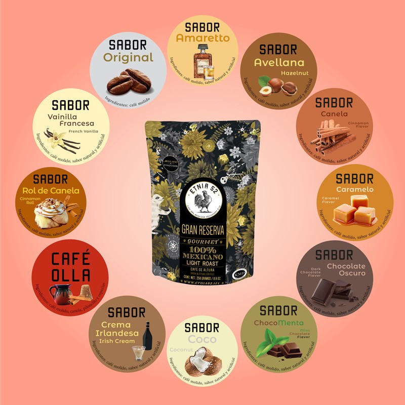 Etnia 52 | Café Molido de Altura | Sabor Amaretto