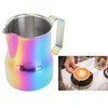 Milk Frother Cup 350ml 304 Stainless Steel Pointed Mouth Foaming