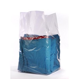 24" x 20" x 48" x 2 mil Clear Eco-Manufactured Plastic Side-Gusseted Bags (Roll of 100)