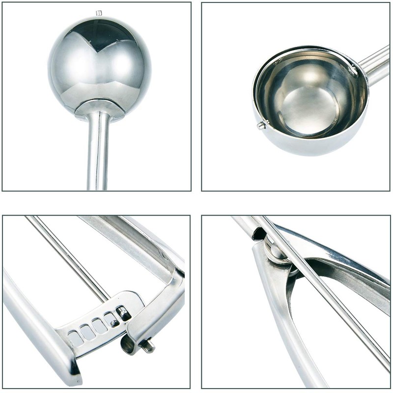 Fayomir Mini Cookie Scoop, 1 Teaspoon Cookie dough Scoop, Melon