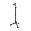 K&M 19782 Camera Table Tripod Black Steel with Tripod, 360°