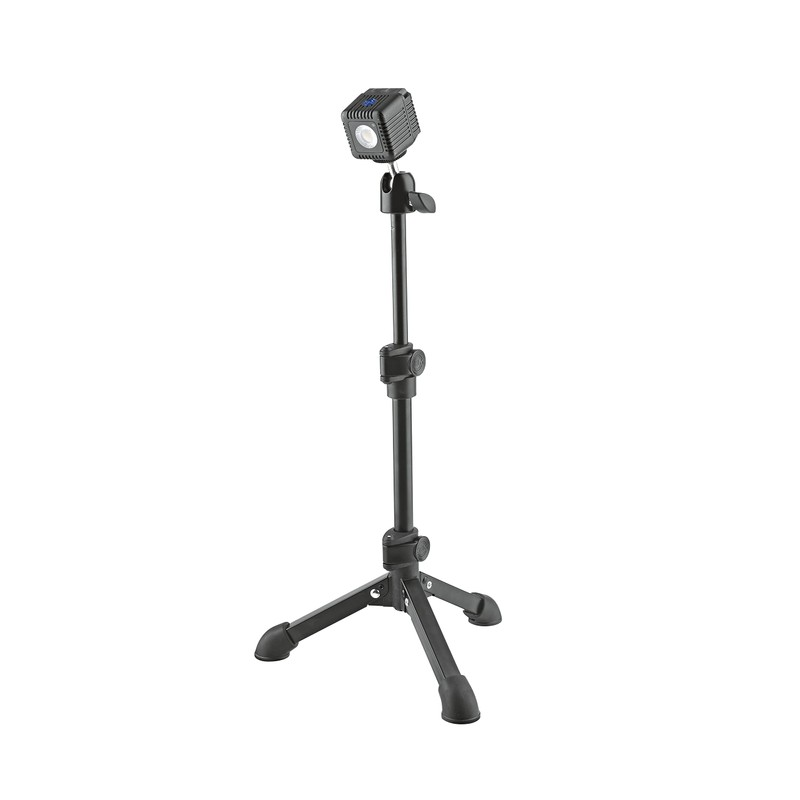 K&M 19782 Camera Table Tripod Black Steel with Tripod, 360°