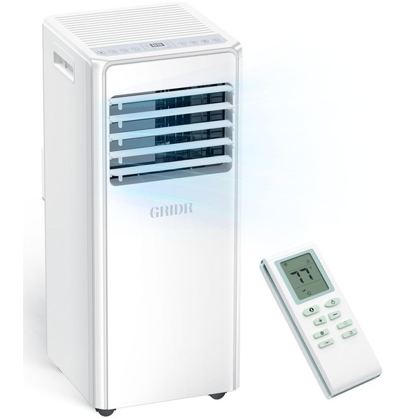GRIDR Portable Air Conditioners, 8,000 BTU AC Unit for Bedroom