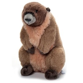 The Petting Zoo Marmot Stuffed Animal Plushie, Gifts for Kids, Wild Onez Animals, Marmot Plush Toy, 12 inches