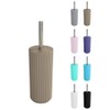 WK Alstar Enclosed Toilet Brush and Holder (Grey)