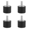 4PCS Anti Vibration Rubber Bobbin Mount Isolator Anti Shock Vibration
