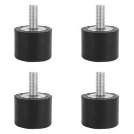 4PCS Anti Vibration Rubber Bobbin Mount Isolator Anti Shock Vibration Absorber (VE40*30 M10*25)