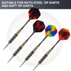 Runmeihe Standard Dart Flights 50 Sets Random 30 Sets, 90