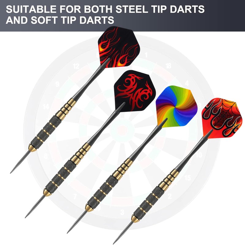 Runmeihe Standard Dart Flights 50 Sets Random 30 Sets, 90