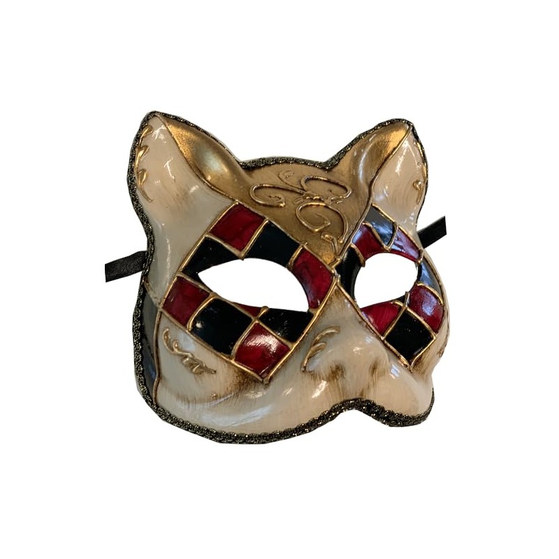 Lannakind Carnival Mask Face Mask Cat Mask (K2) - Plastic