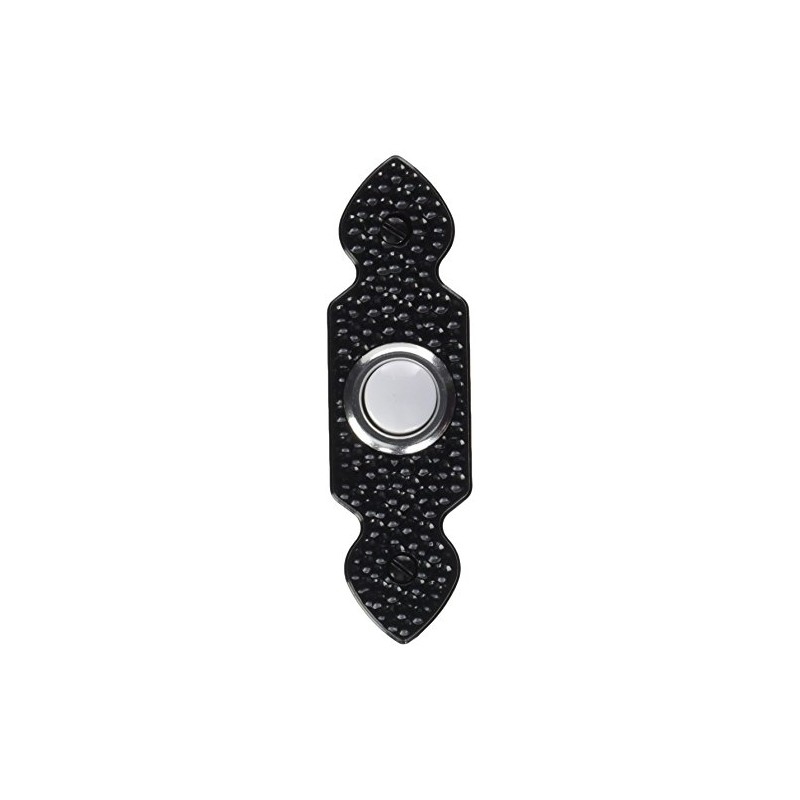 Heath Zenith SL-729 Traditional Décor Series Wired Lighted Antique-Design Push