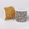 33 Feet Stainless Steel Satellite Bead Chains Roll, 2mm 304