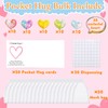 YOJO 50 Sets Pocket Hug Token Bulk, Pocket Hug Heart