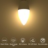 ORALUCE E12 Led Bulb 40 Watt Equivalent, 3000K Warm White