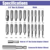 Yakamoz 22Pcs Mini Damaged Screw Extractor Kit Small Stripped Screws