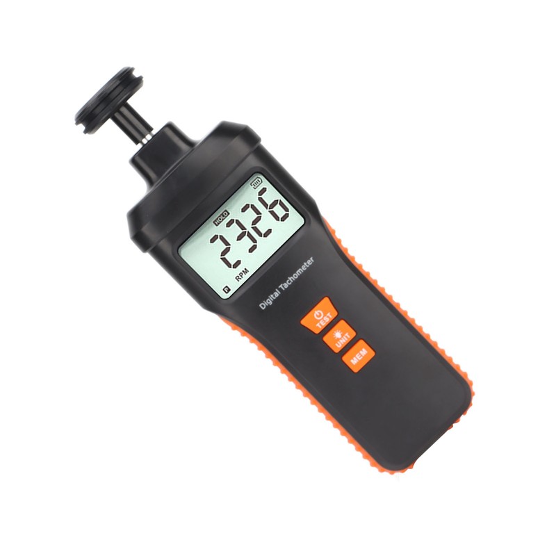Photoelectric Tachometer High Accuracy Non Contact Multifunctional Digital Stroboscope Tachometer