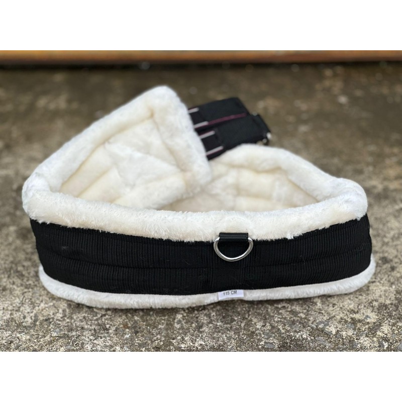 Equipride SUPER SOFT MINK/TEDDY FUR SYNTHETIC GIRTH ELASTICATED BOTH SIDE