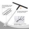 sourcing map 2pcs T-Handle Metric Socket Wrench 19mm CR-V 6-Point