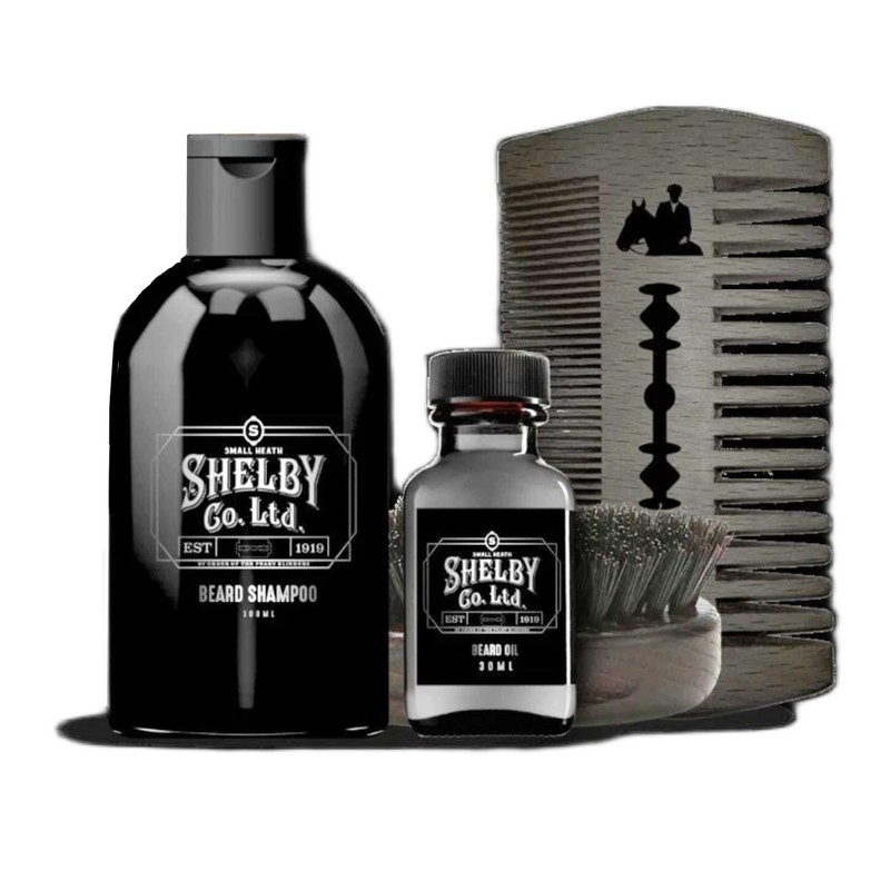 Peaky Blinders Gift Set 250ml Beard Shampoo, 30ml Beard Oil,