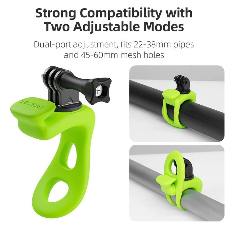 Elastic Handlebar Pole Mount for GoPro / Insta360 / Osmo