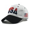 USA Flag Baseball Cap Adjustable Trucker Hat for Men Women